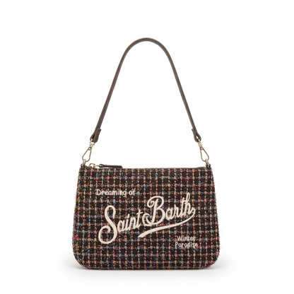 Borsa MC2 in tweed marrone